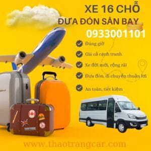 Xe 16 chỗ đi sân bay